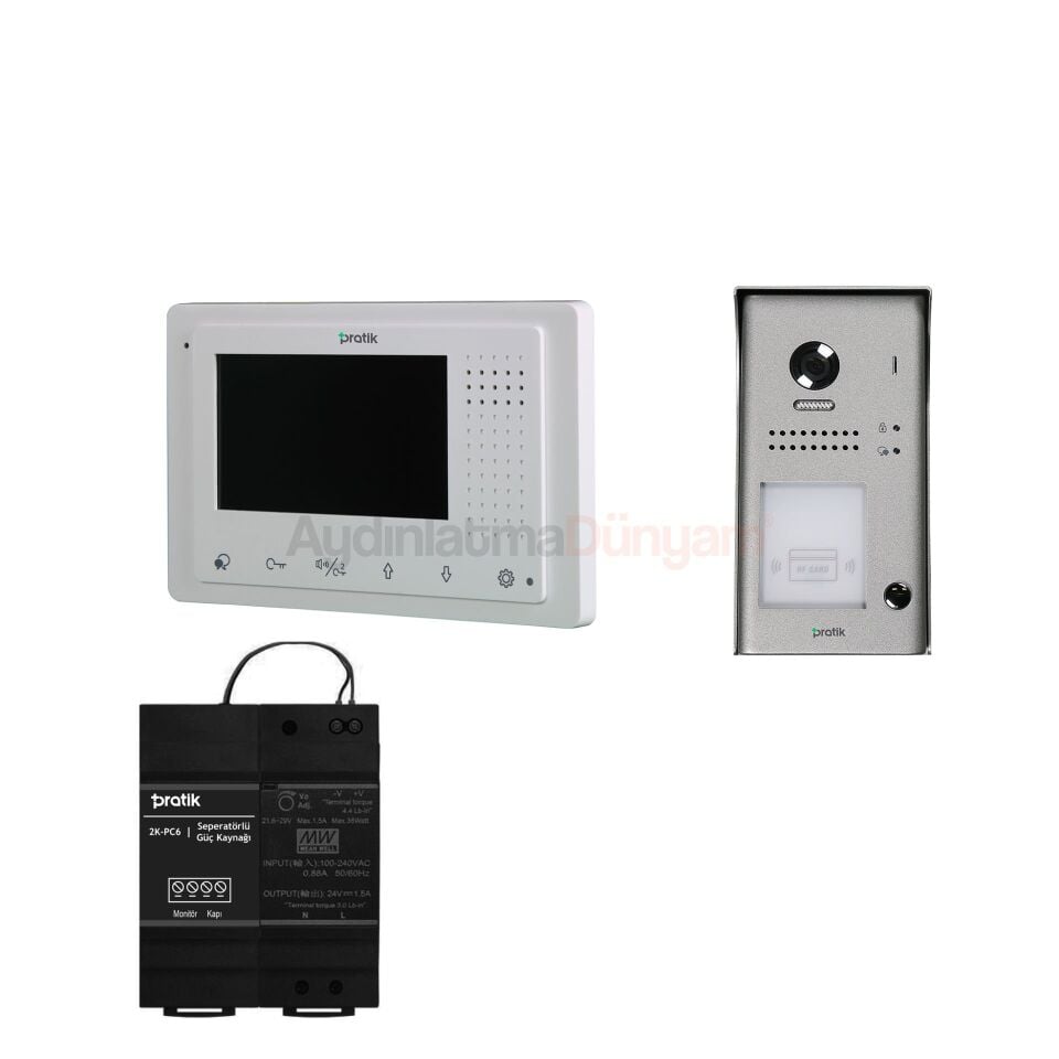 Pratik Villa Set 4 Daire 4.3 inç Görüntülü Paket