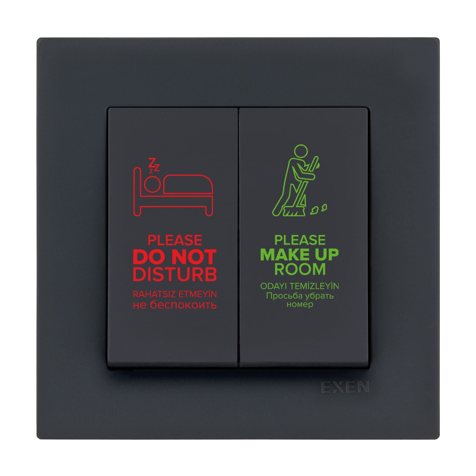 Exen Karell Füme Dnd/Mur Komütatör Komple Takim