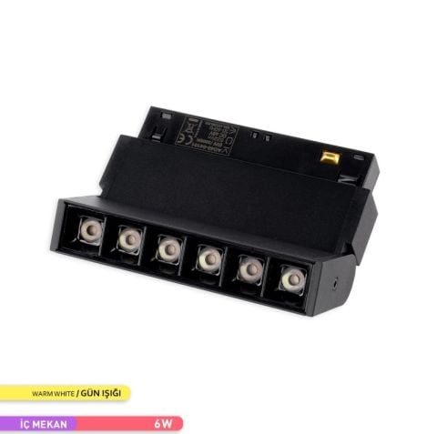 ACK 6W Led Magnet Armatur 36° Reflektorlu 3000K AD40-04101