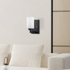 Aydinlatmadunyam Aplik BlackWhite Hania-13176