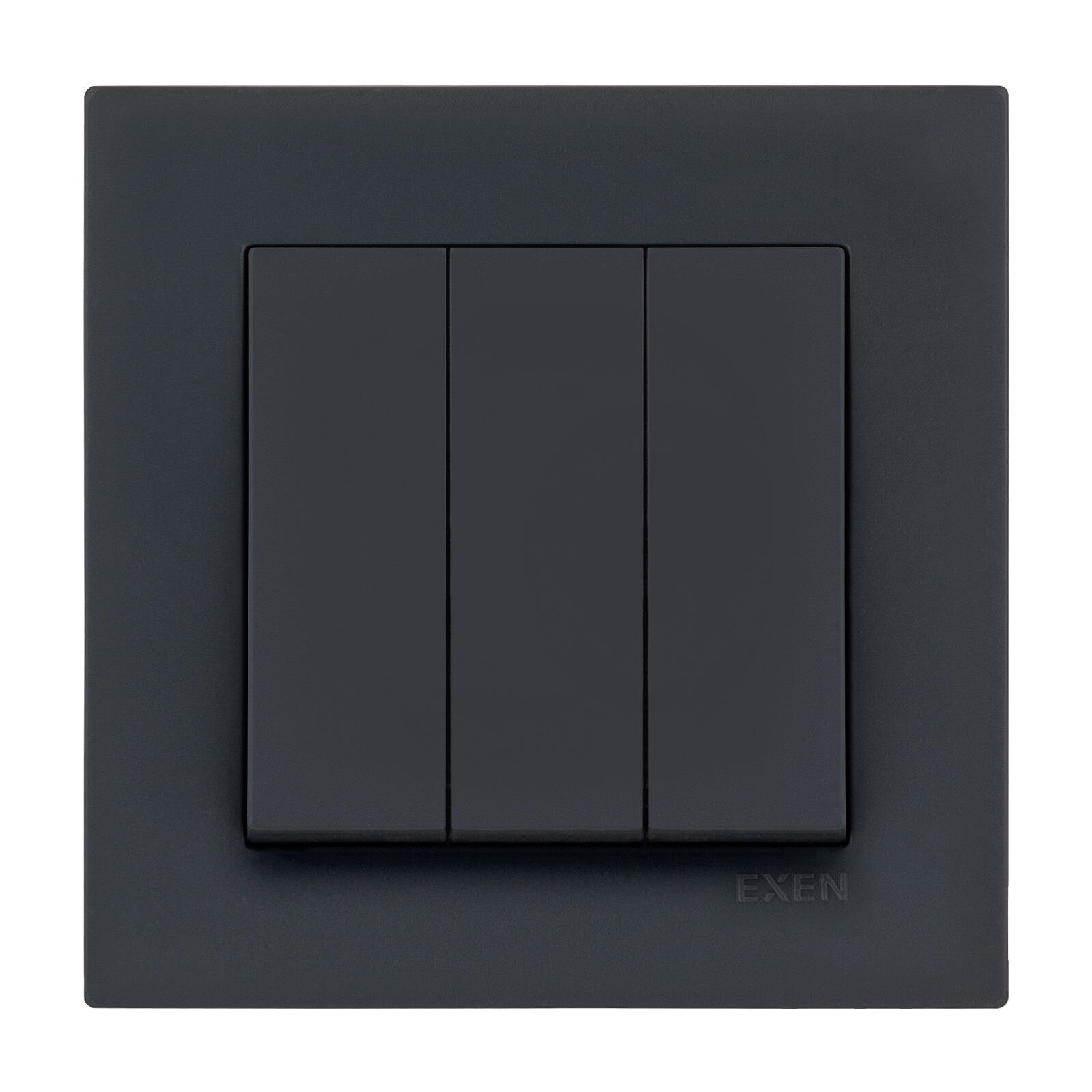 Exen Karell Füme Üçlü Anahtar Komple Takim