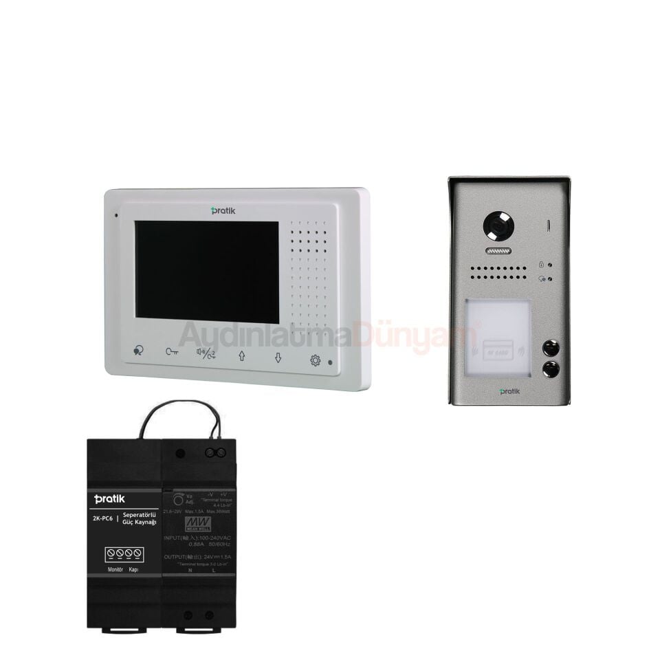 Pratik Villa Set 2 Daire 4.3 inç Görüntülü Paket