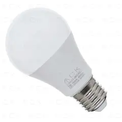 ACK AA13-00923 9W E27 6500K Beyaz A60 Led Ampul 10 Lu Paket