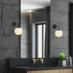 Aydinlatmadunyam Aplik BlackCream Viran-10905
