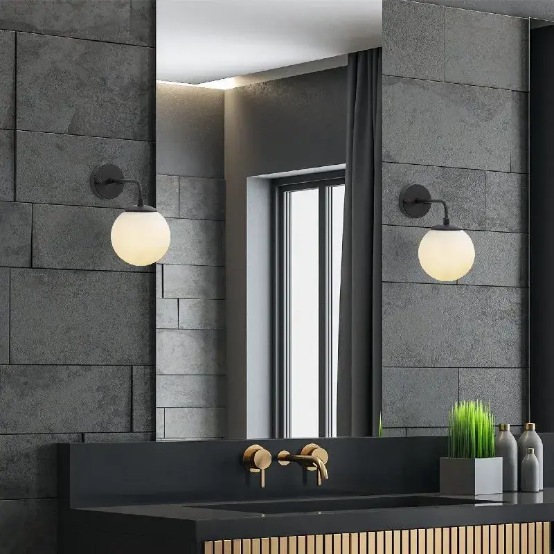 Aydinlatmadunyam Aplik BlackCream Viran-10905