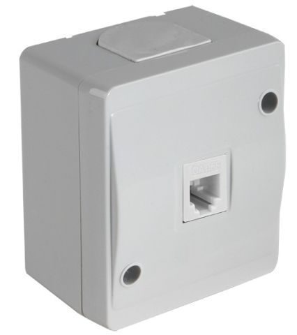 Mutlusan Data Prizi 1*Rj45  Cat5E  Nemliyer Gri - 2150 136 0103