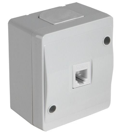 Mutlusan Data Prizi 1*Rj45  Cat5E  Nemliyer Gri - 2150 136 0103