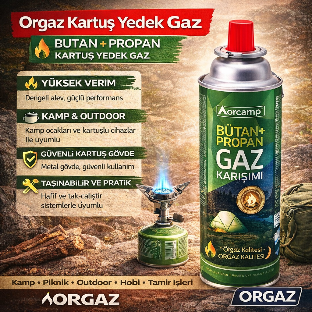 Orgaz Kartus Yedek Gazi