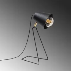 Aydinlatmadunyam Masa Lambasi Black Kopek-Nt-148