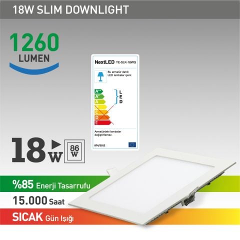 Next-NextStar 18W-Slk Gunısıgı Led Slım Ampul