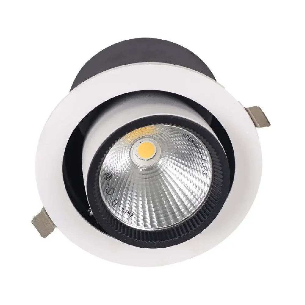 Ack 30W Beyaz 6500K Cob Led Salyangoz Armatür