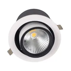 Ack 30W Beyaz 6500K Cob Led Salyangoz Armatür