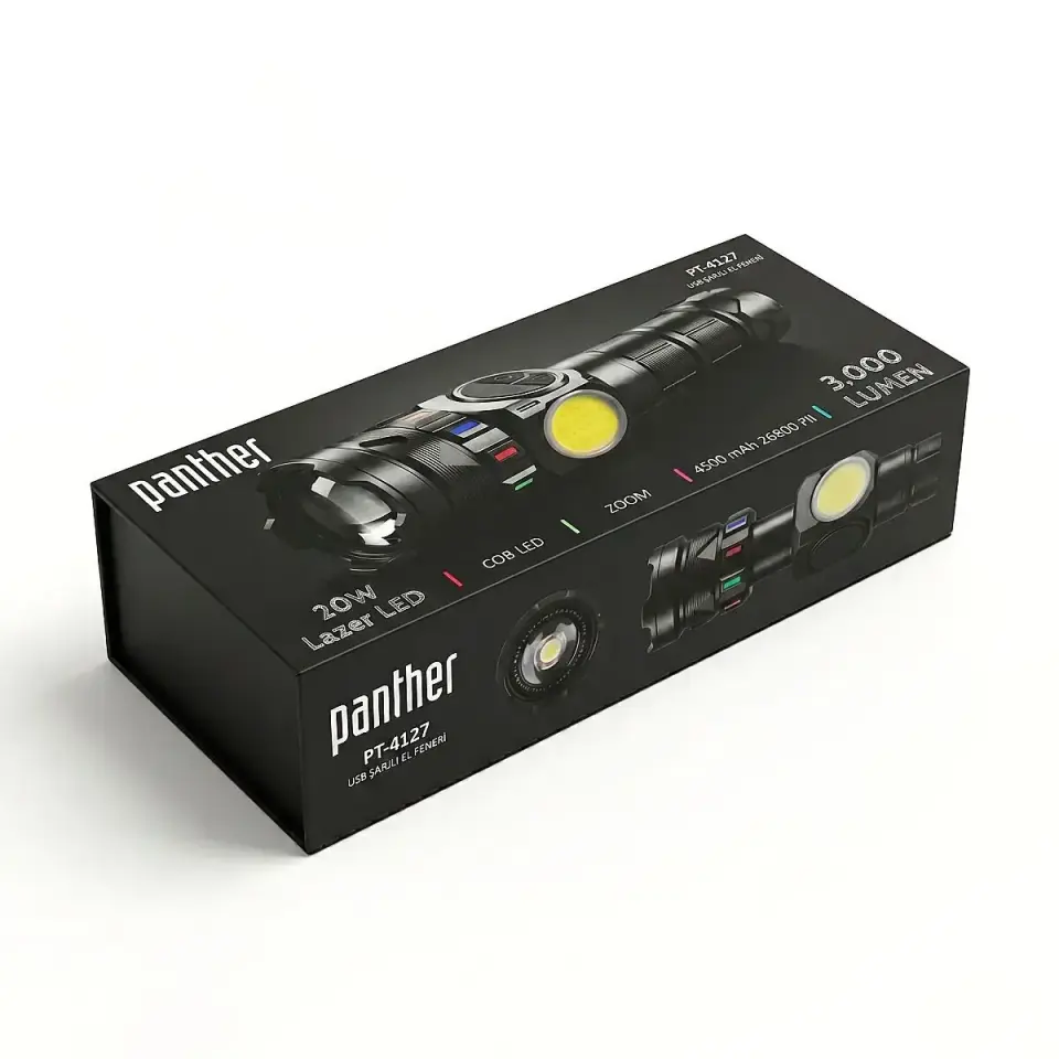 Panther Pt-4127 Usb Sarjli El Feneri