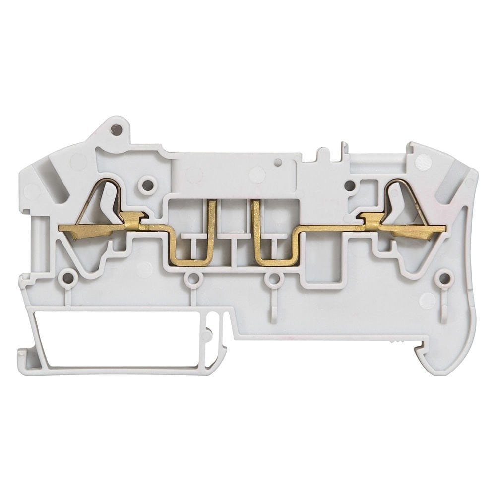Legrand  Viking3 ayırma klemens bloğu yaylı bağlantı gri renk adım 6mm LEG-037280