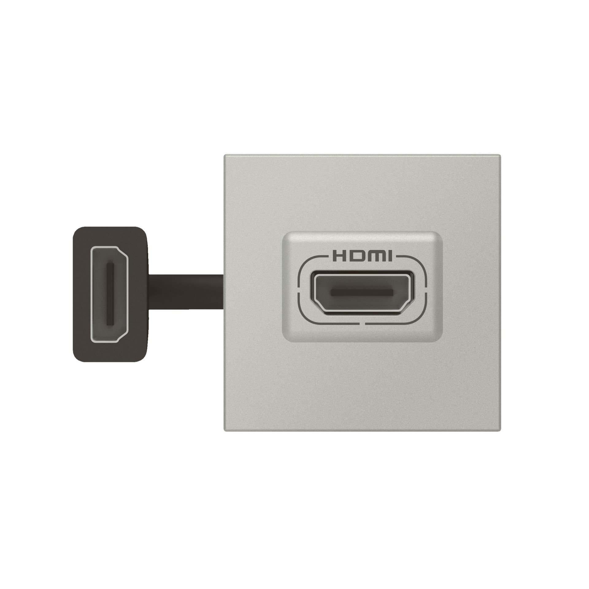 Legrand  Önceden Sonlan. HDMI Priz, HDMI 2.0, 2M, Alü. LEG-079279L