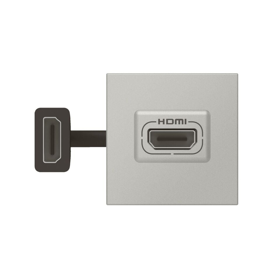 Legrand  Önceden Sonlan. HDMI Priz, HDMI 2.0, 2M, Alü. LEG-079279L