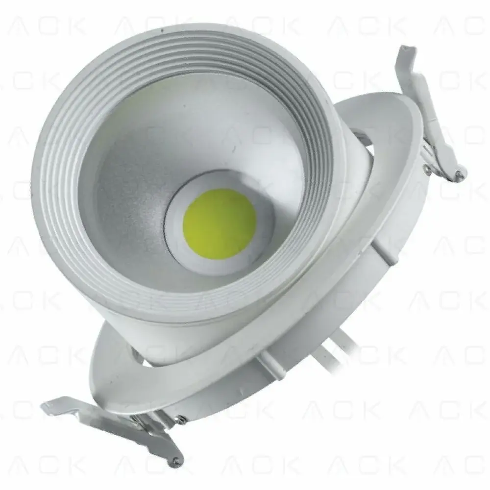 Ack 30W Beyaz 3000K Cob Led Salyangoz Armatür