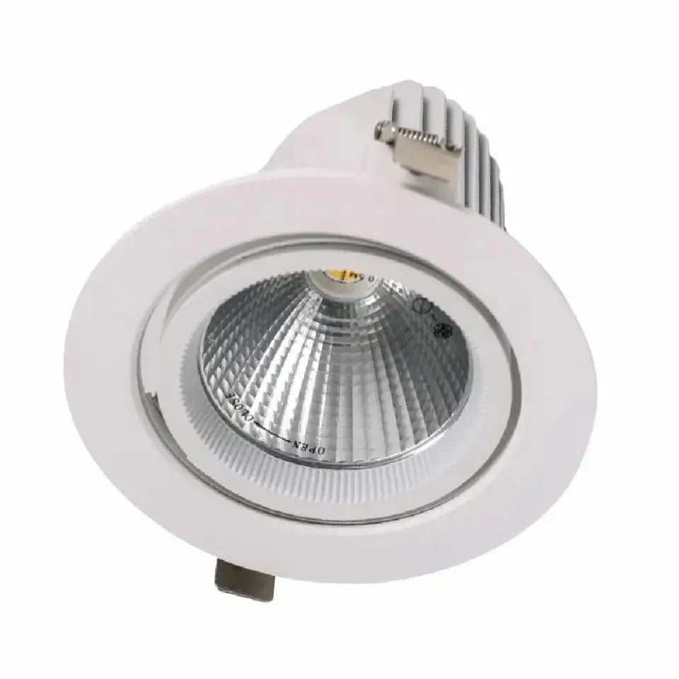 Ack 12W Beyaz 6500K Cob Led Salyangoz Armatür