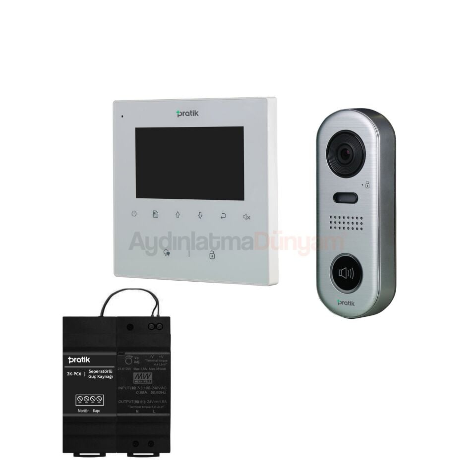 Pratik Villa Set 2 Daire 4.3 inç Görüntülü Paket