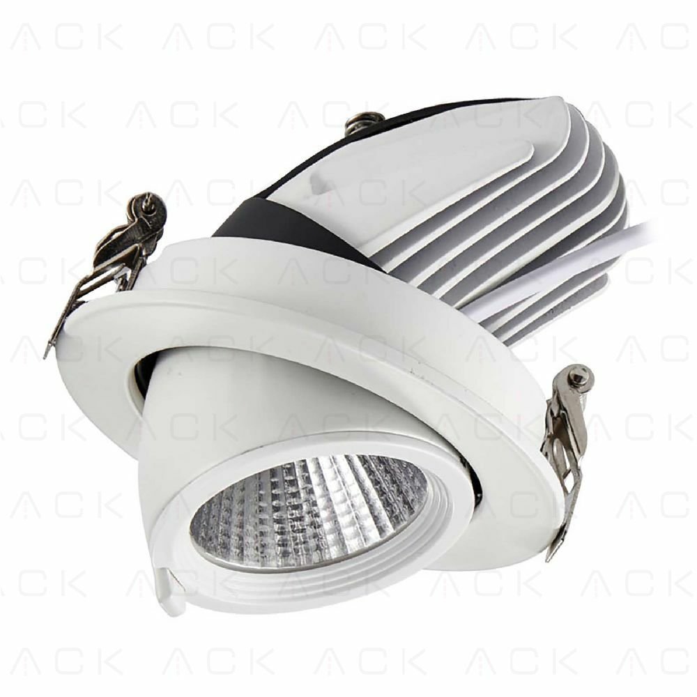 Ack 12W Beyaz 3000K Cob Led Salyangoz Armatür