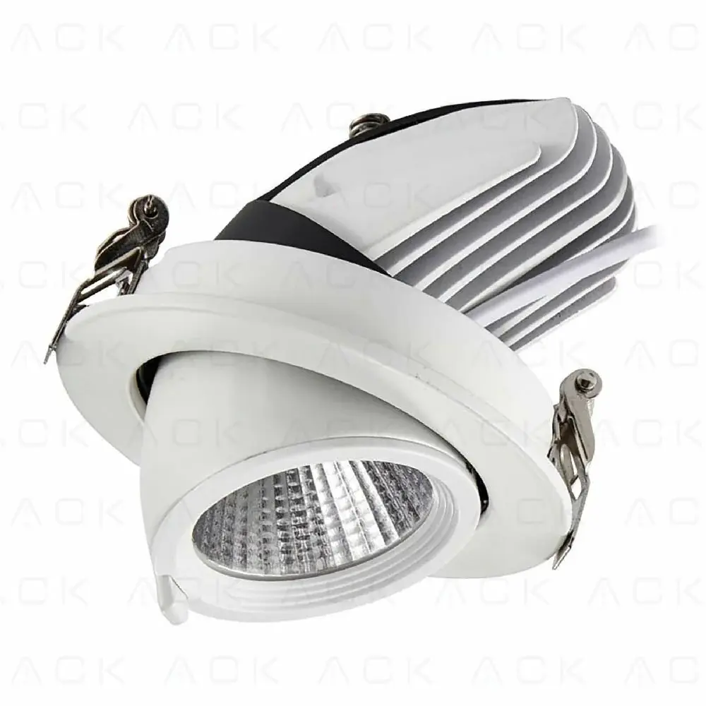 Ack 12W Beyaz 3000K Cob Led Salyangoz Armatür
