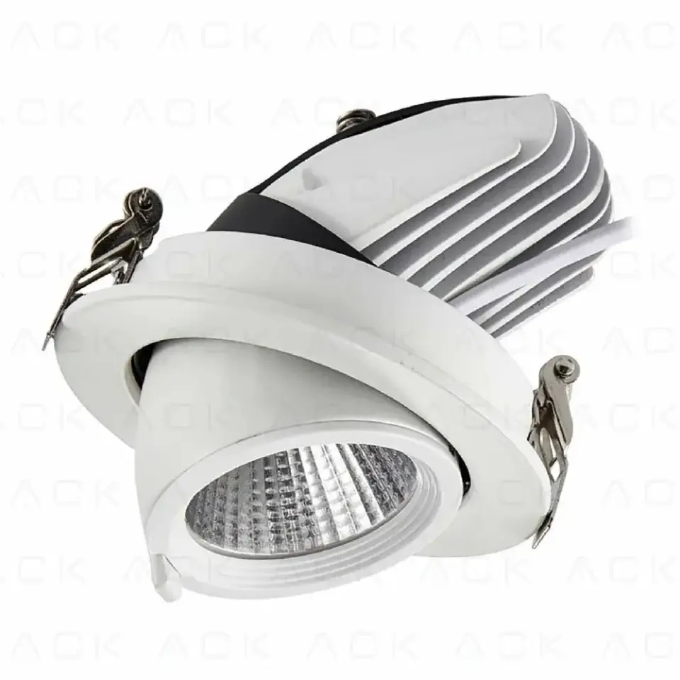 Ack 12W Beyaz 3000K Cob Led Salyangoz Armatür