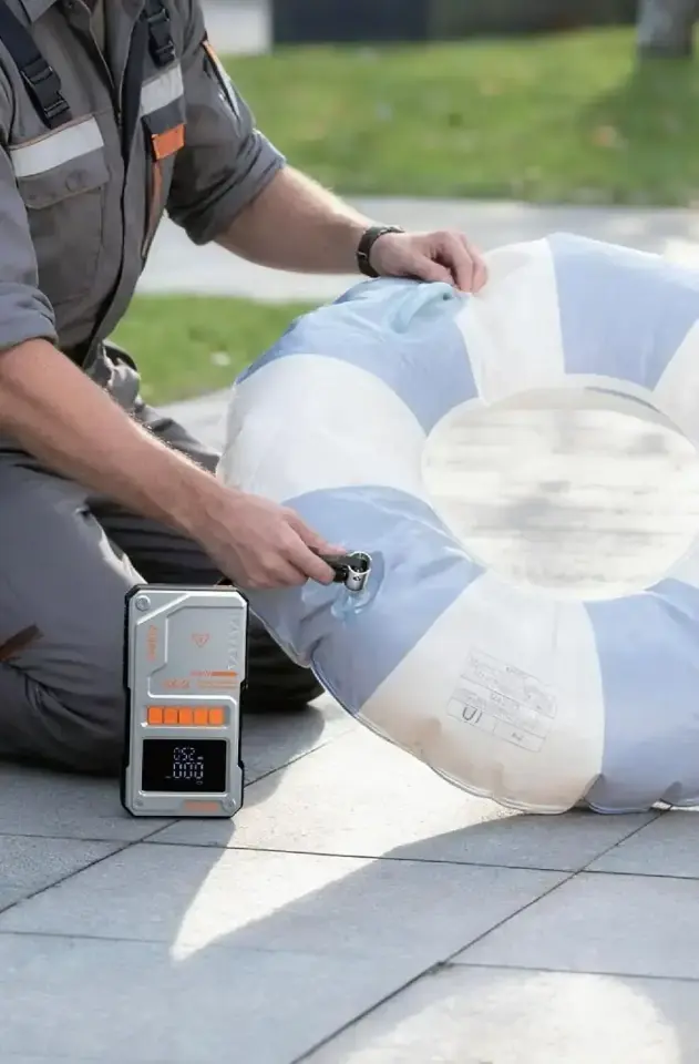 Akü Takviye Cihazı Powerbank Özellikli Akü Takviyeli Oto Hava Kompresör