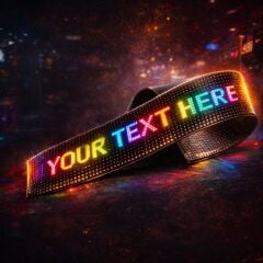 CATA CT-4568 Sticker Scren Rgb Kumandali Ritim Müzikli 96X16 Cm