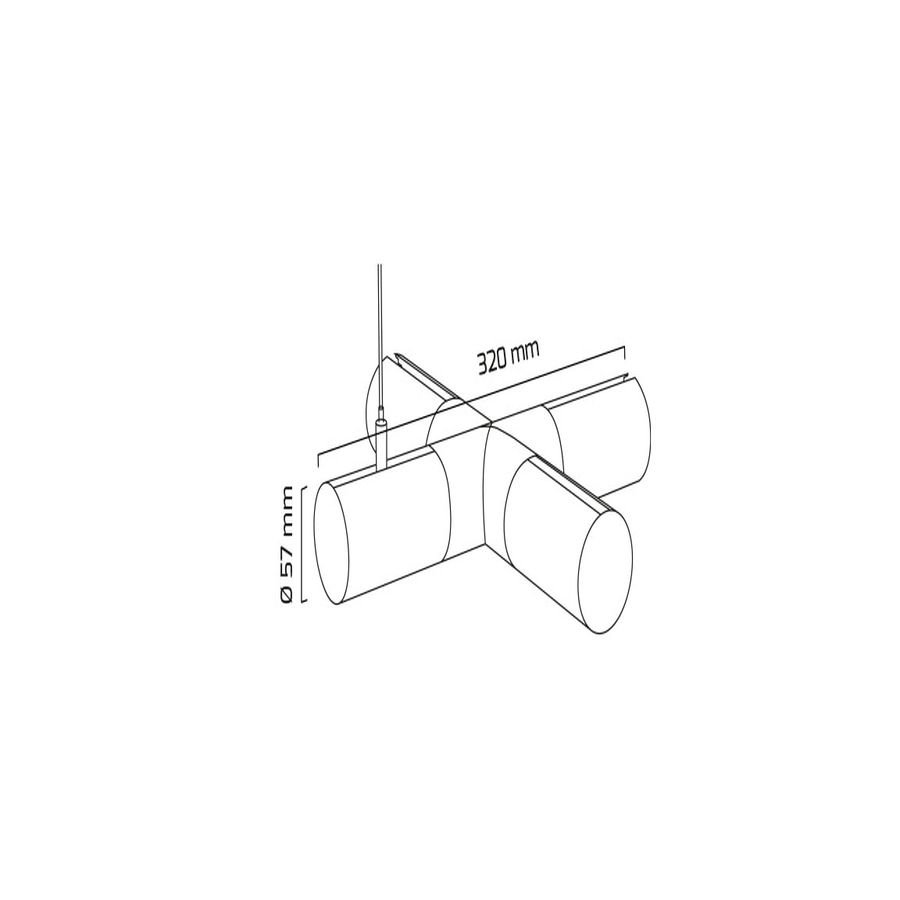 Goya Gy 8092 Siyah Kasa Linear Armatür