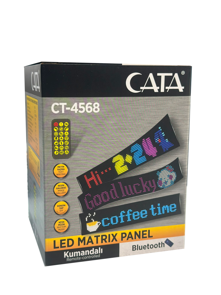 CATA CT-4568 Sticker Scren Rgb Kumandali Ritim Müzikli 96X16 Cm