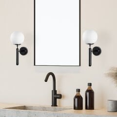 Aydinlatmadunyam Aplik BlackWhite King-11457