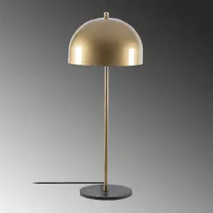 Aydinlatmadunyam Masa Lambasi GoldBlack Ozcan-Nt-134
