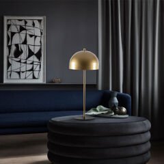 Aydinlatmadunyam Masa Lambasi GoldBlack Ozcan-Nt-134