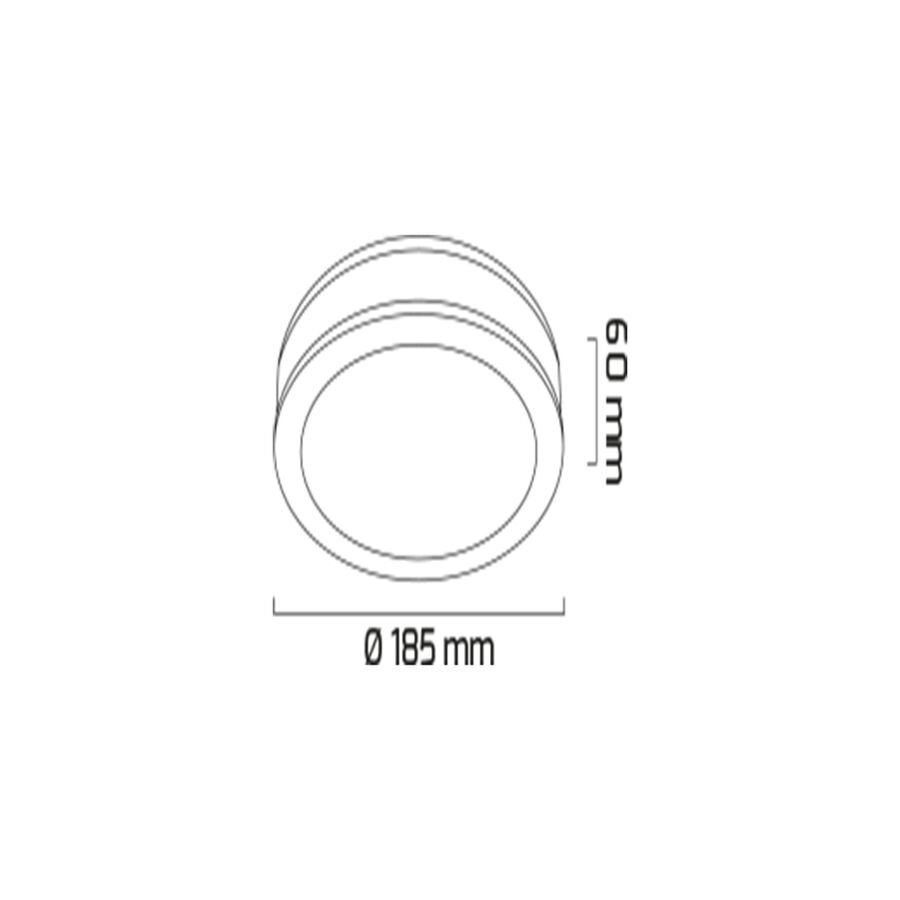 Goya Gy 1770-18 W- 8'' Smd Led Downlight Armatür