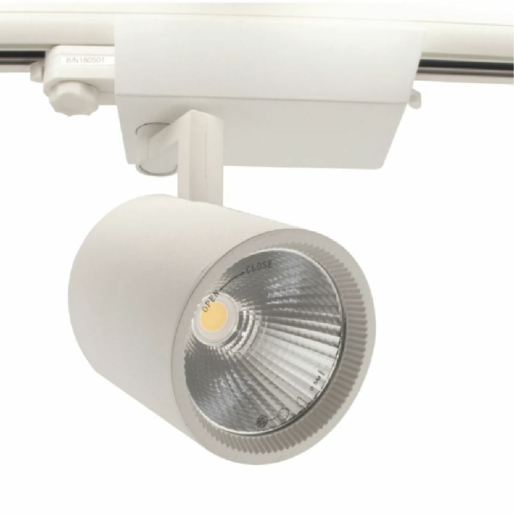 Ack 30W Siyah 3000K Cob Led Trifaze Ray Armatürü