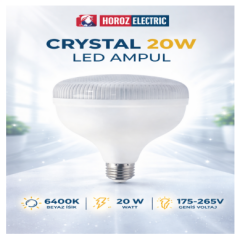 Horoz 001-016-1020 Crystal 20 W Led Ampul 6400K 175-265V E27
