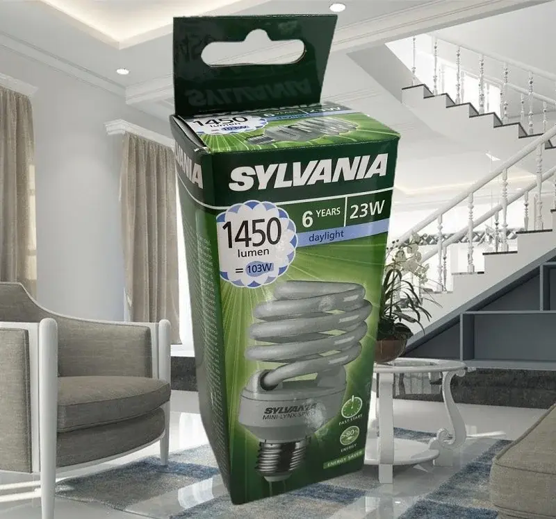 Sylvania 23W Spiral Tasarruflu Ampul Beyaz