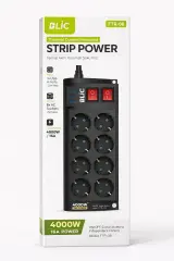 Strip Power Termal Akim Korumali 8Li Usbli Priz