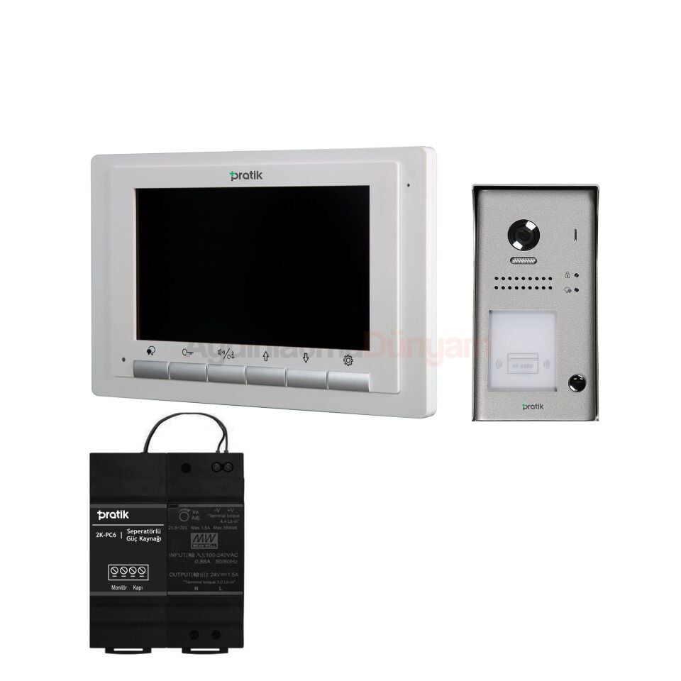Pratik Villa Set 2 Daire 4.3 inç Görüntülü Paket