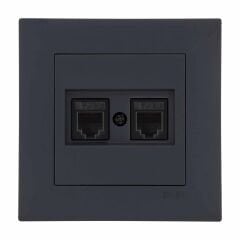 Exen Karell Füme Nümeris Telefon Prizi (Cat3 Kablosuz) Komple Takim