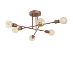 Aydinlatmadunyam Plafonyer Copper Flower-173