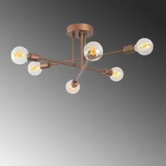 Aydinlatmadunyam Plafonyer Copper Flower-173
