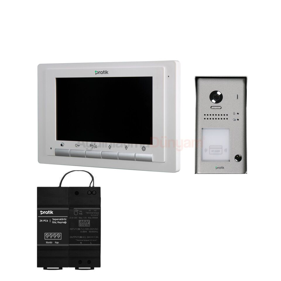 Pratik Villa Set 4 Daire 4.3 inç Görüntülü Paket
