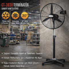 CATA CT-3030 Terminatör  Sanayi Vantilötürü 30 Inç