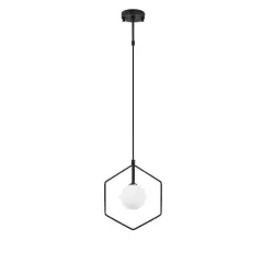 Aydinlatmadunyam Sarkit BlackWhite Geometri-11075
