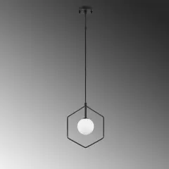Aydinlatmadunyam Sarkit BlackWhite Geometri-11075