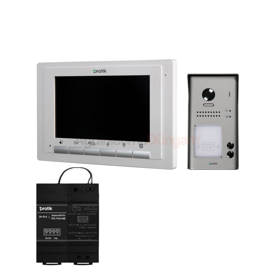 Pratik Villa Set 2 Daire 4.3 inç Görüntülü Paket