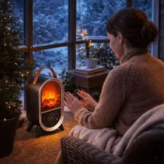 CATA CT-6055 Uludag Tasinabilir Sömine 4 Seviye Alev Efekli 1500W