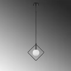Aydinlatmadunyam Sarkit BlackWhite Geometri-11095
