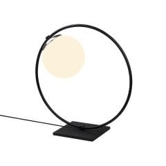 Aydinlatmadunyam Masa Lambasi BlackWhite Dolunay-Nt-100